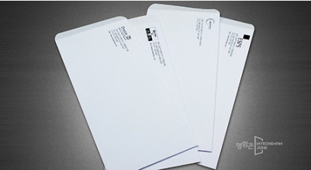 체크무늬레쟈크 소봉투